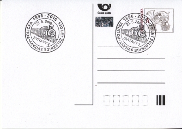 CDV - Ruční příležitostné poštovní razítko s ochoty ● - I. pololetí 2016